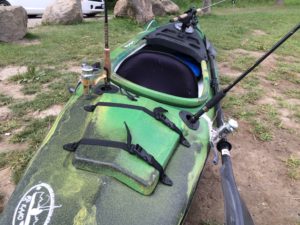 Open cockpit of the Inuvik angler kayak